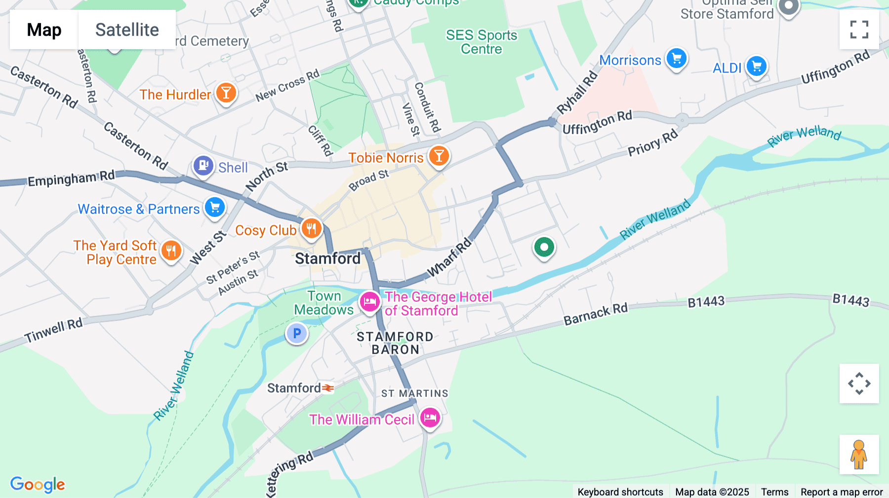 Click for interative map of The Hub, Blackfriars Street, Stamford, Stamford (Lincolnshire)