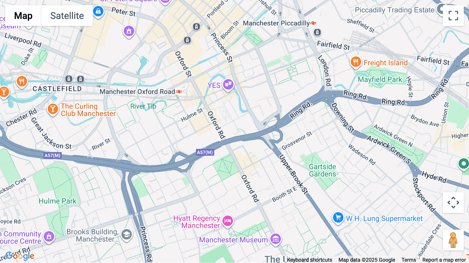 Click for interative map of No. 1 Circle Square, Oxford Road, Manchester, Manchester