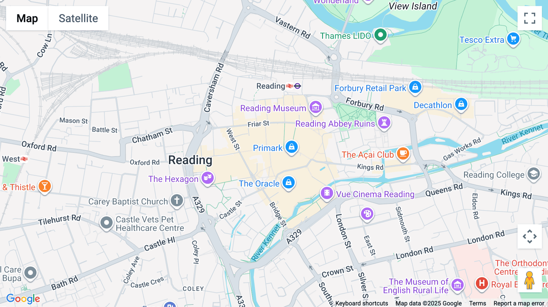 Click for interative map of Quadrant House, Broad Street Mall, Reading