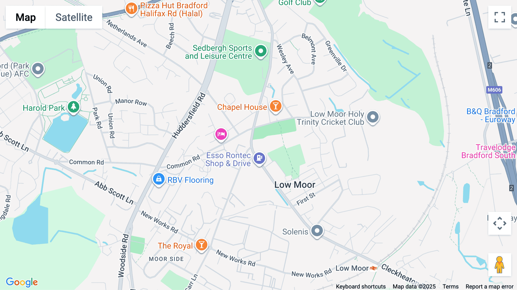 Click for interative map of Backstone Business Centre, Blenwood Court, 451 Cleckheaton Road, Low Moor, Bradford
