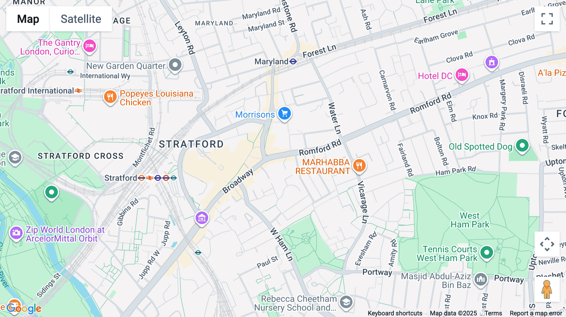 Click for interative map of The Old Dispensary, 30 Romford Road, London