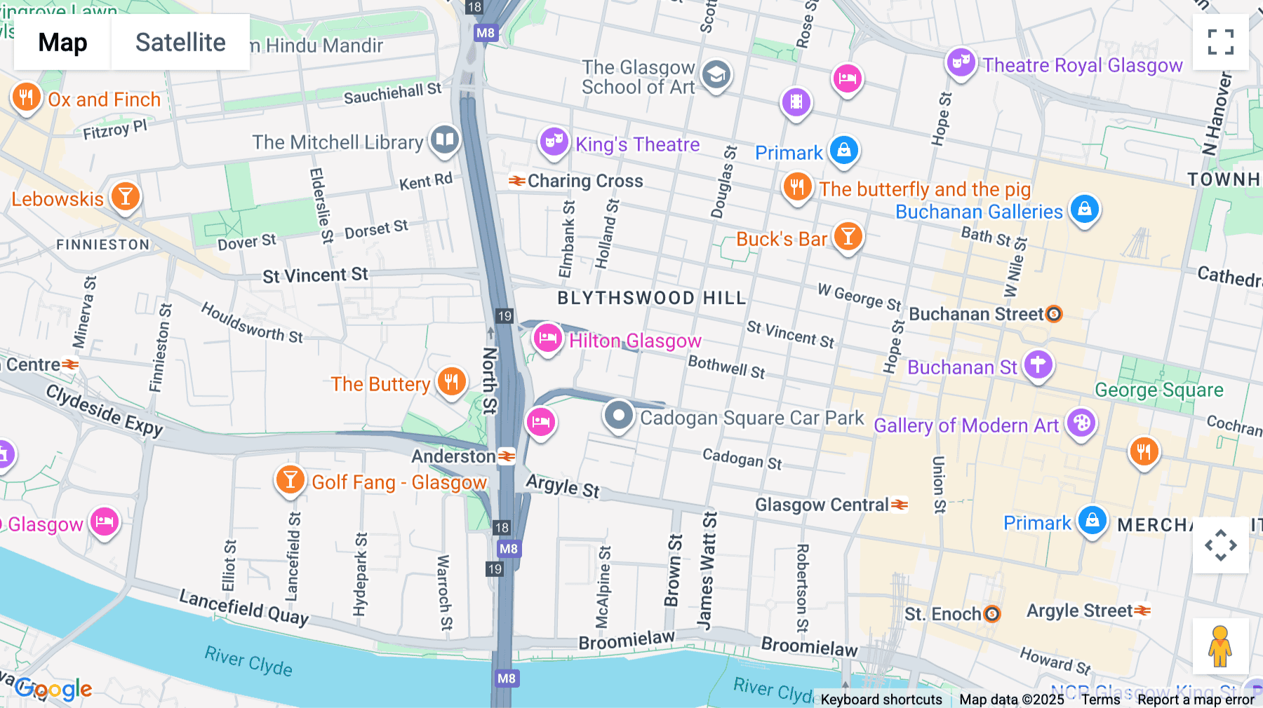 Click for interative map of ONYX, 215 Bothwell Street, Glasgow, Glasgow