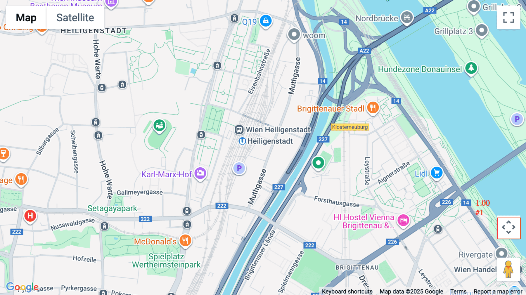 Click for interative map of Spaces Square One, Leopold Ungar Platz 2, 1. Stock, Stiege 2, Vienna