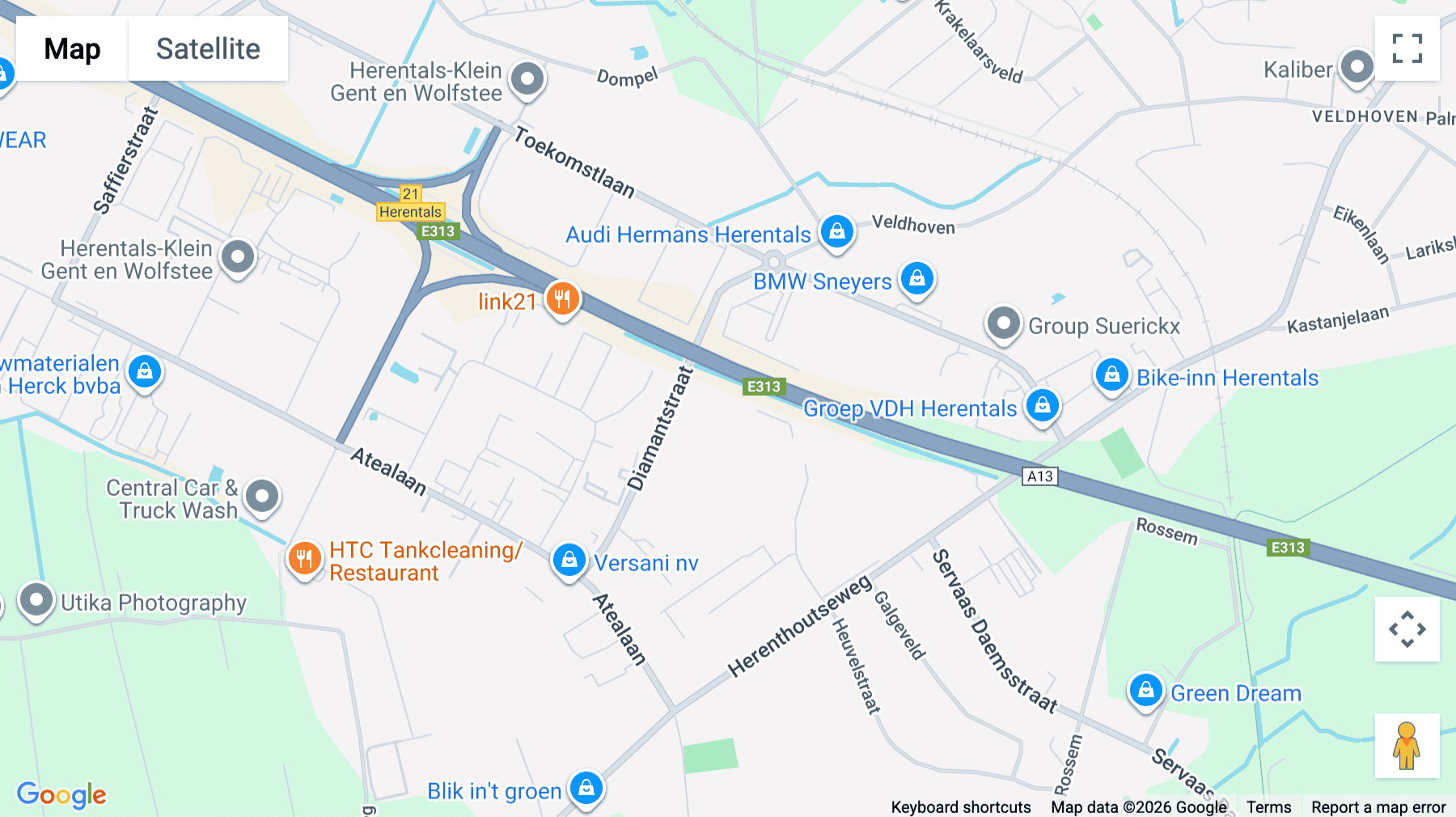 Click for interative map of Diamantstraat 8, Herentals, Herentals