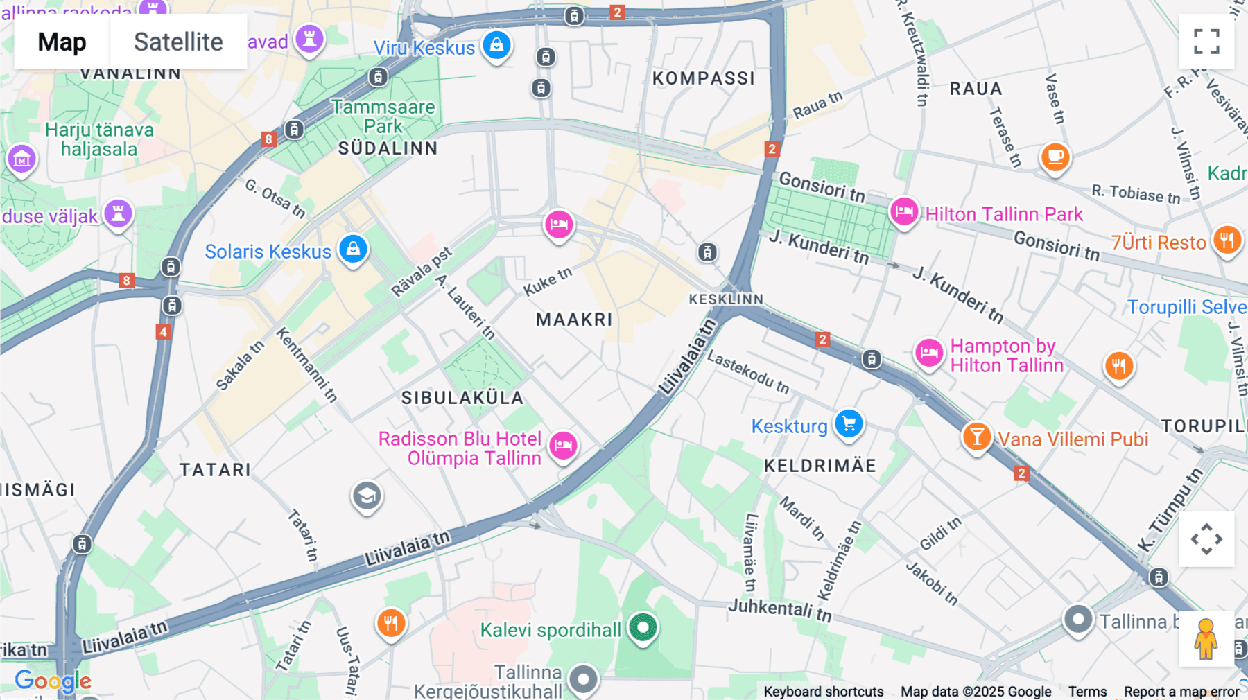 Click for interative map of Maakri 25, Tallinn