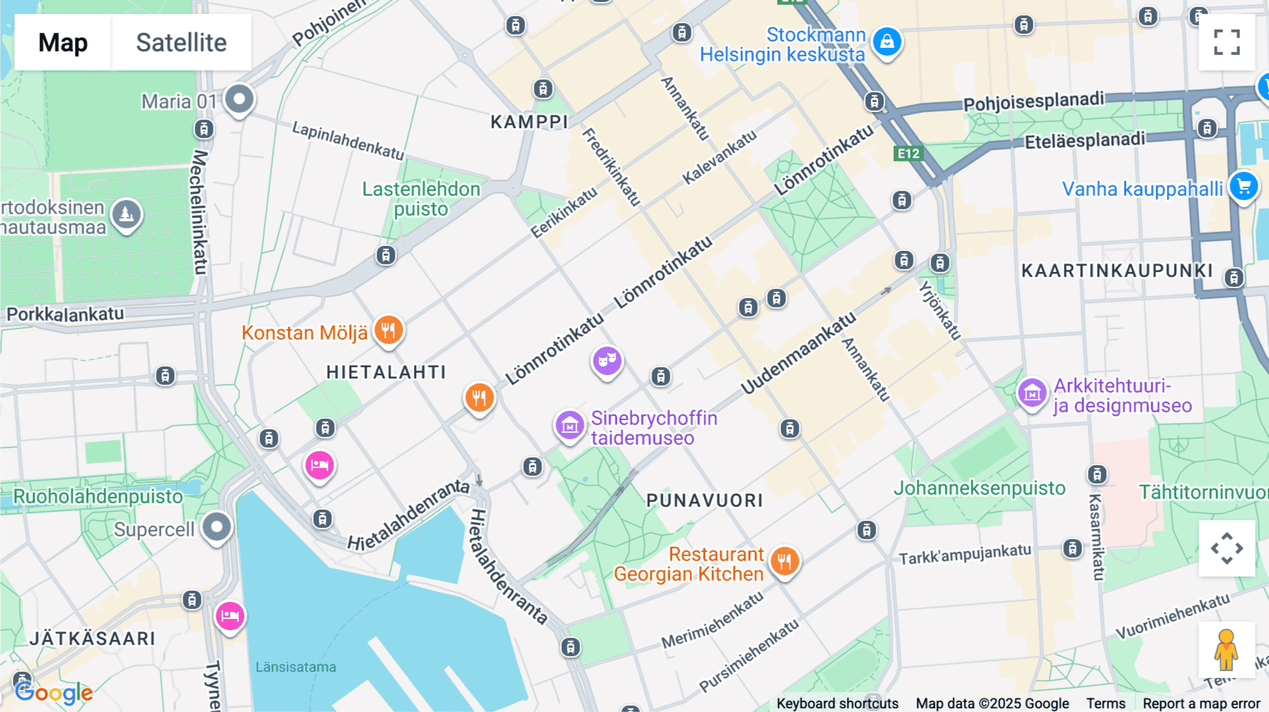 Click for interative map of Spaces Bulevardi, Bulevardi 21, entrace Albertinkatu 25, Helsinki