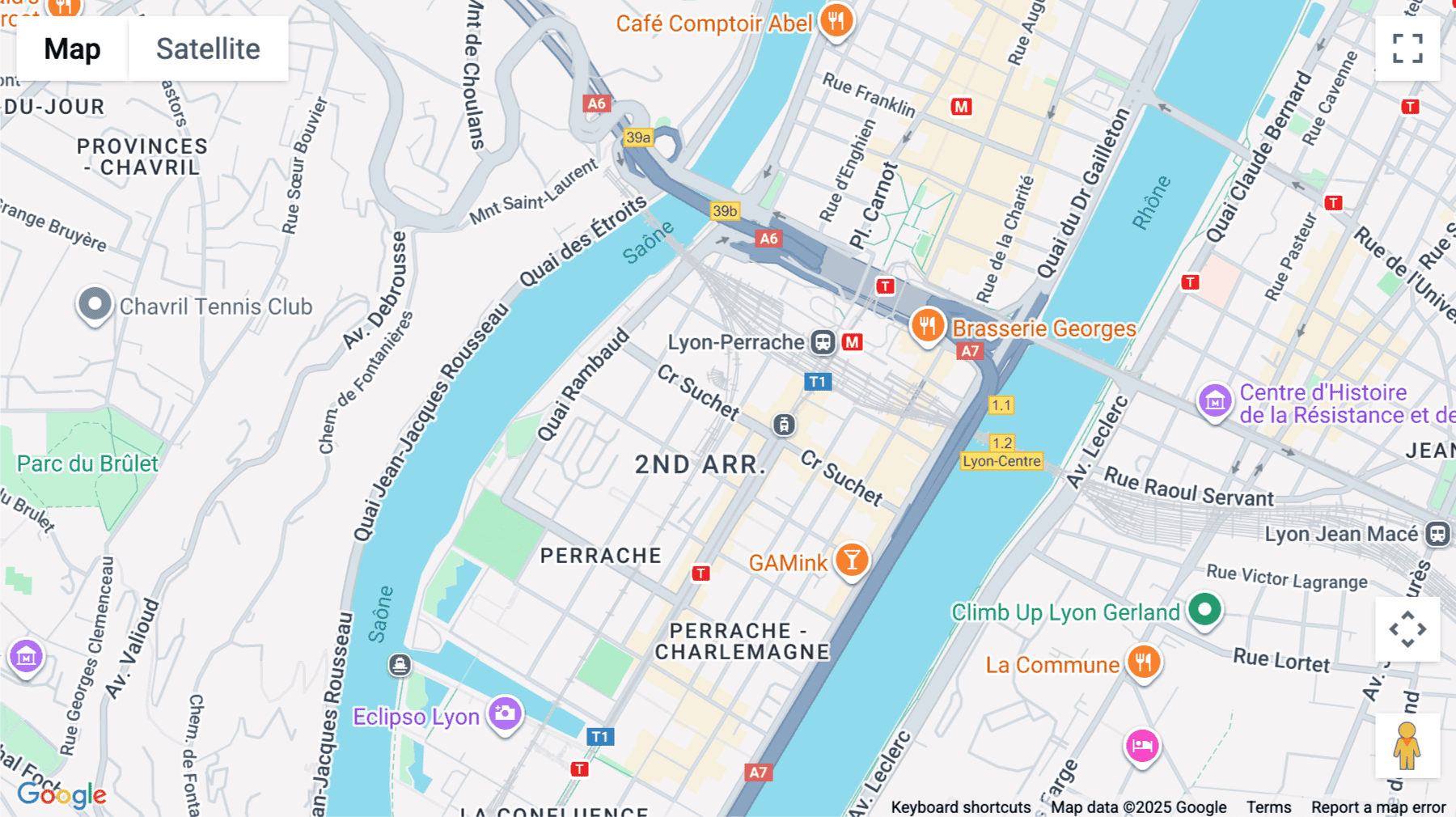 Click for interative map of 3 Cours Charlemagne, Impasse de La Ravoire 74370, Lyon