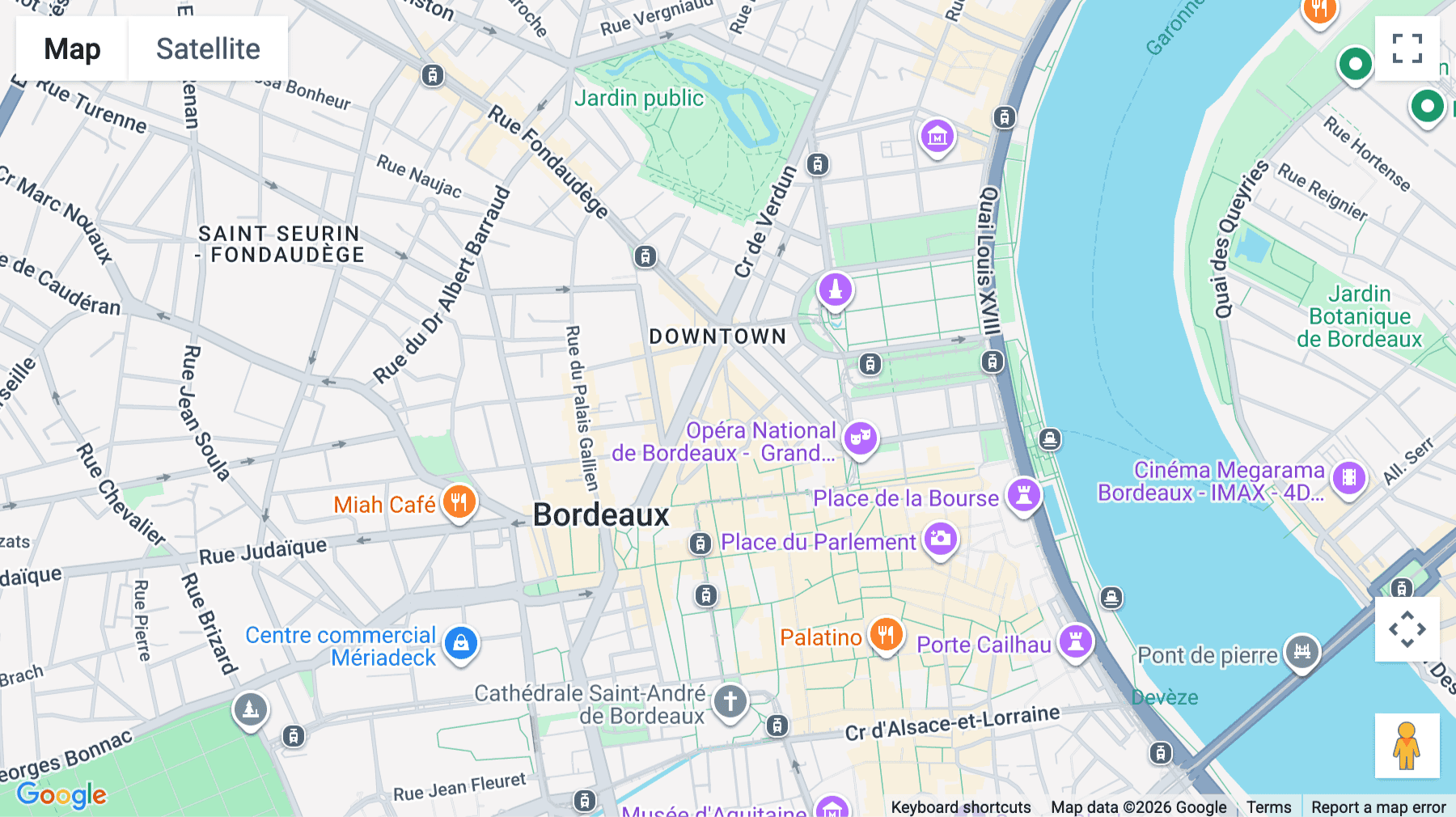 Click for interative map of 2 Rue Marc Sangnier, Begles, Bordeaux
