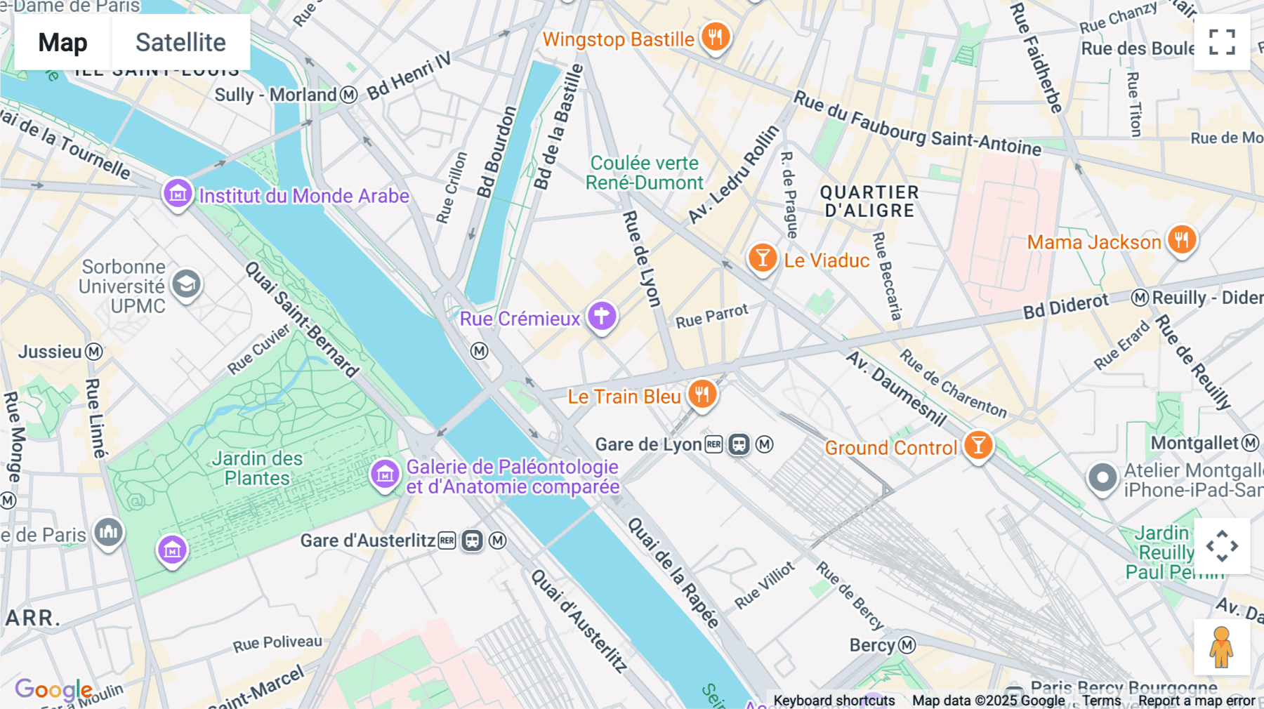Click for interative map of 15-17 rue Traversière, Paris