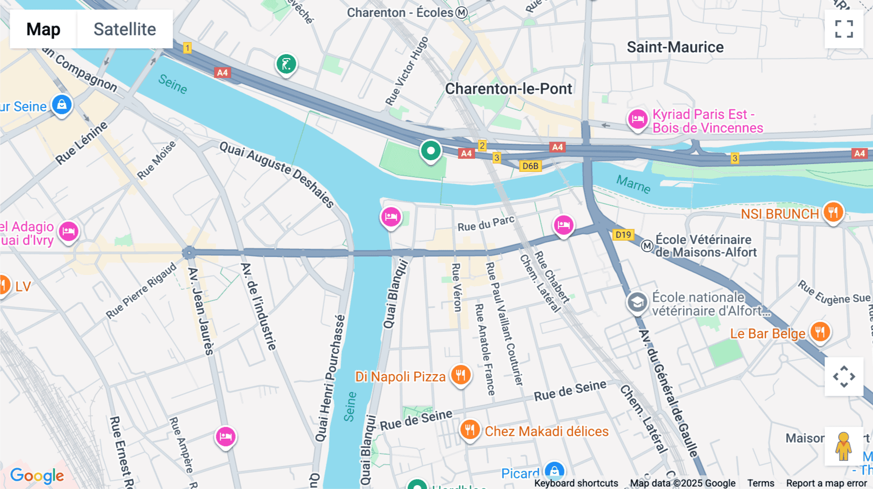 Click for interative map of 6th Floor, 5 Rue Charles de Gaulle, Alfortville