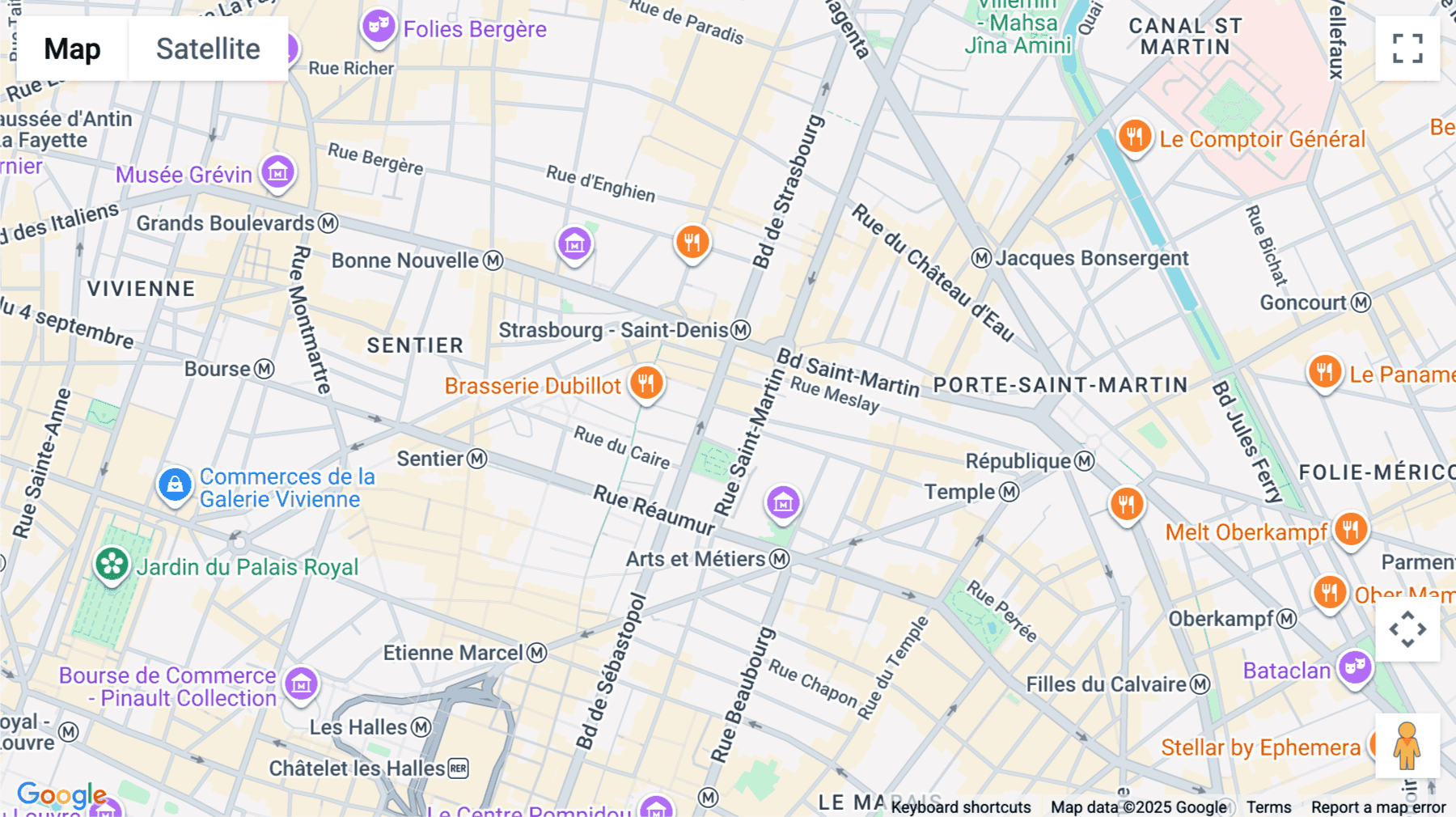 Click for interative map of 86-90 rue Notre Dame de Nazareth 3e, Paris