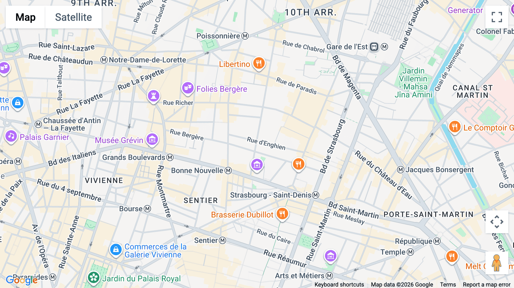 Click for interative map of 18 rue d'Hauteville, 75010, Paris, Paris