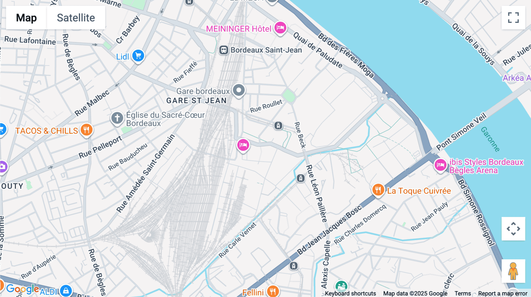 Click for interative map of Ilot Quai 8.2, Bâtiment E1, Rue d’Armagnac, Bordeaux