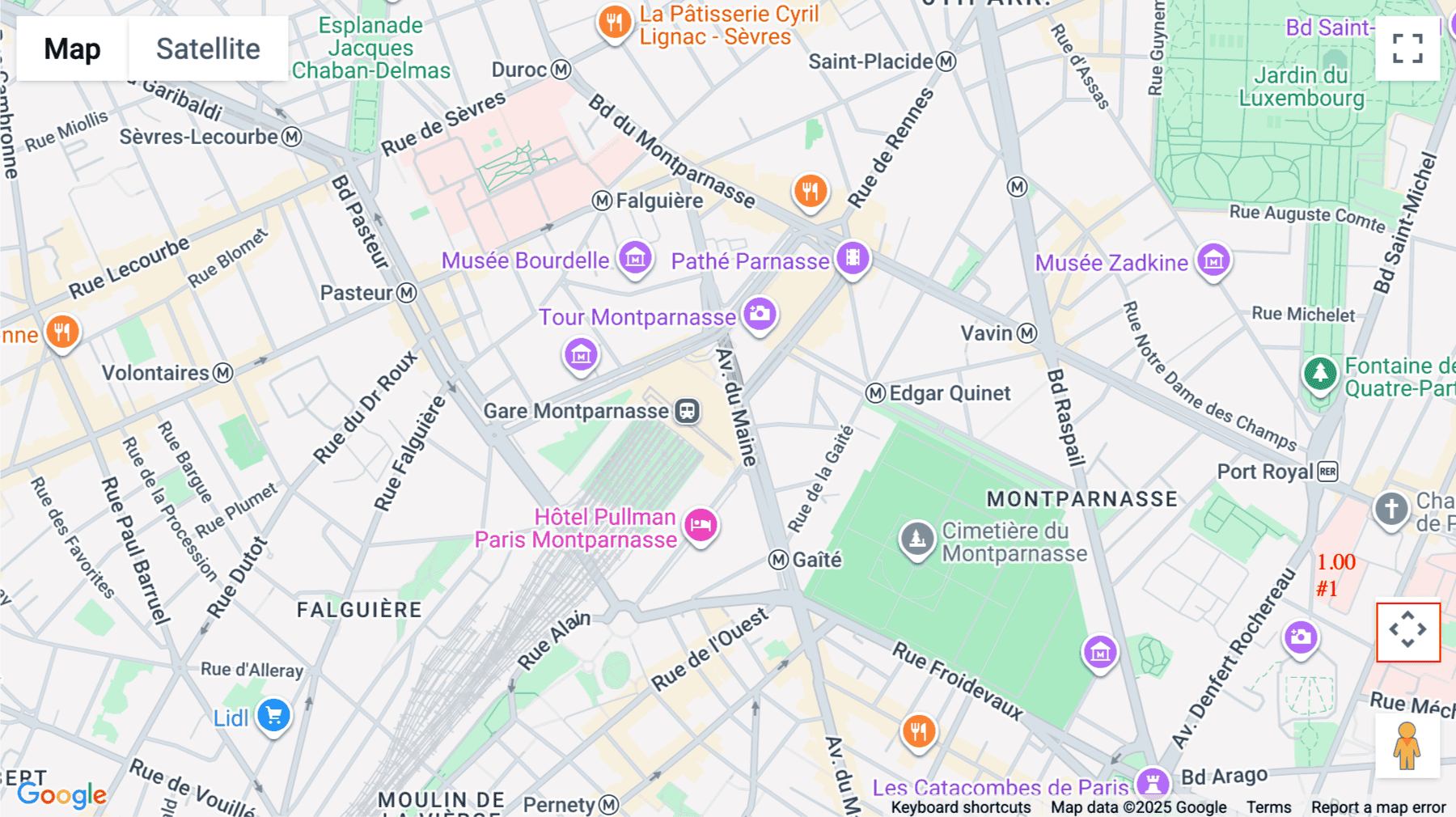Click for interative map of 46bis avenue du Maine, Paris, Paris