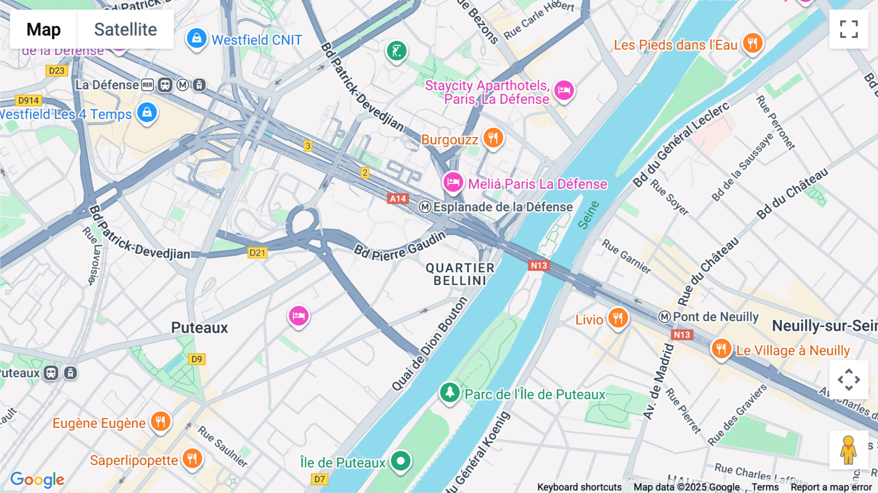 Click for interative map of 30 Terrasse Bellini, Puteaux, Paris, le-de-France, Puteaux