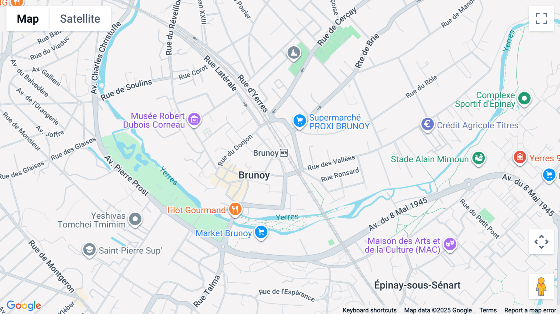Click for interative map of Stop & Work, Brunoy, Stop & Work Brunoy, 22 Place de la Gare, 91800 Brunoy, France, Paris