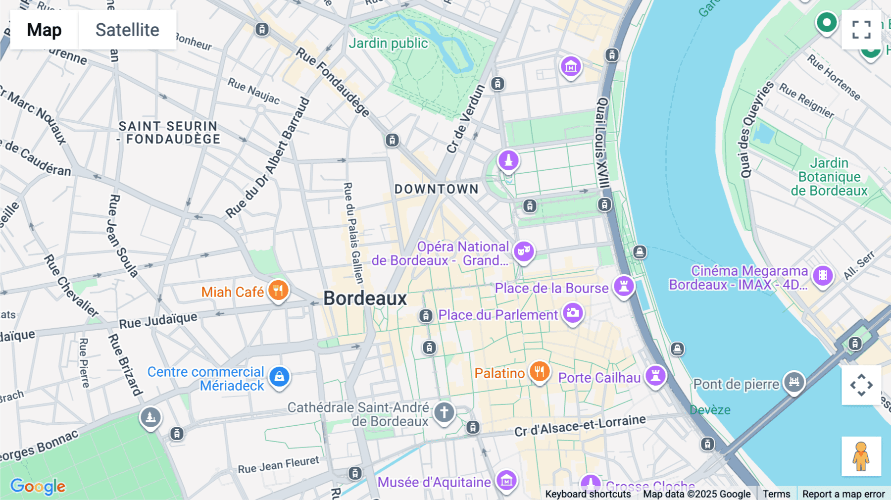 Click for interative map of Centre Les Grands Hommes, Place des Grands Hommes, Bordeaux