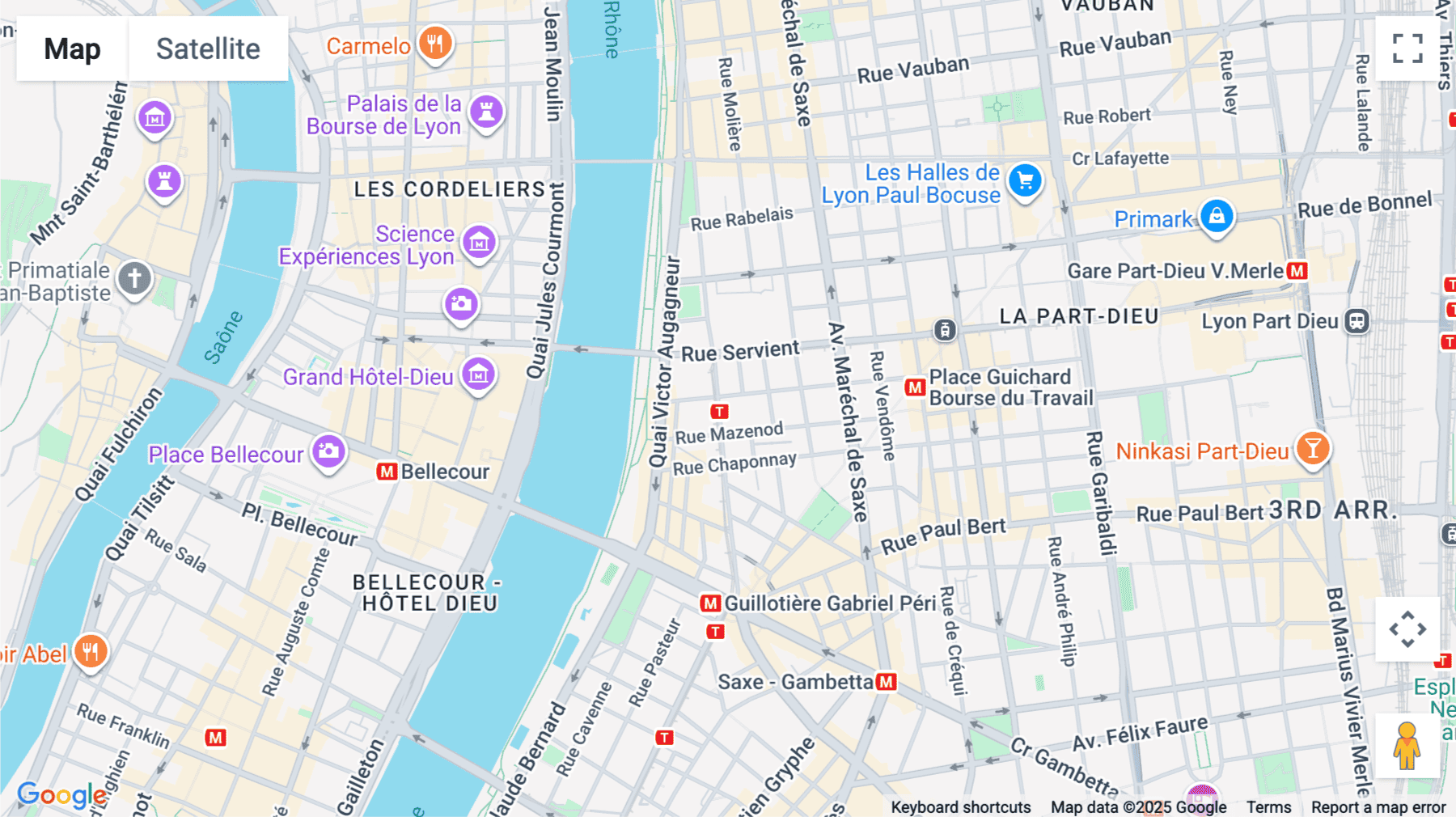 Click for interative map of 41 Cours de la Liberté, Lyon