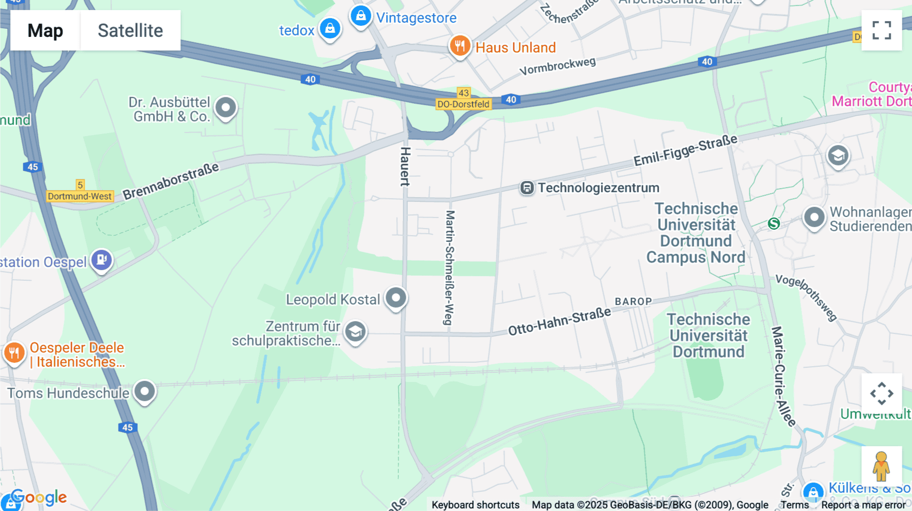 Click for interative map of Martin-Schmeißer-Weg 10, Dortmund