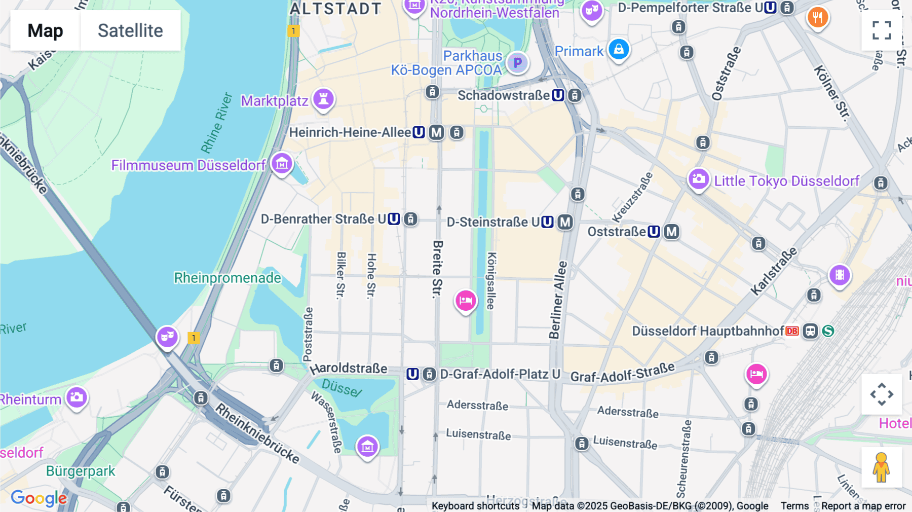 Click for interative map of KÖ-Quartier, Breite Straße 22, Dusseldorf