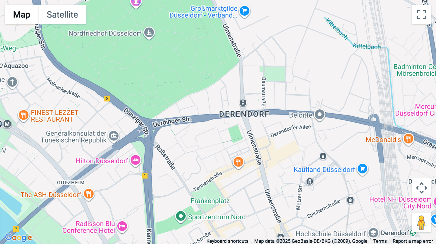 Click for interative map of 3rd floor, Johannstrasse 37, Dusseldorf