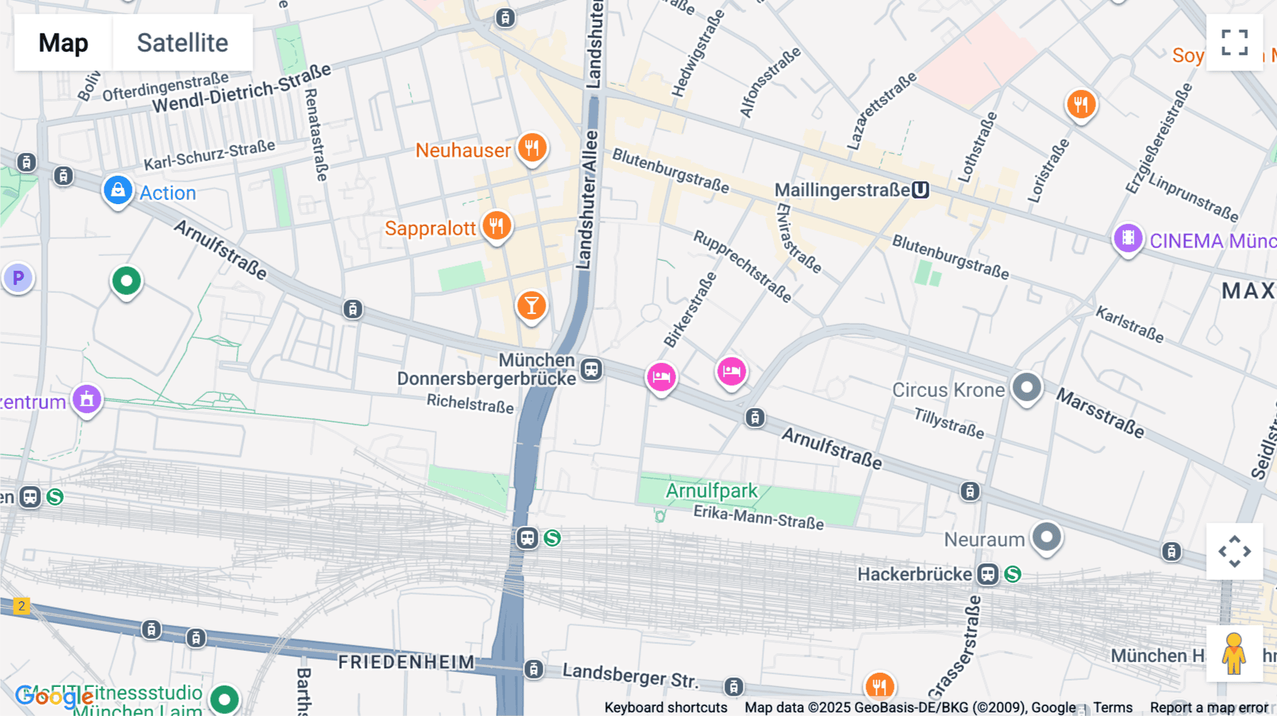 Click for interative map of Design Offices München Arnulfbogen, Arnulfstraße 122-126, Munich