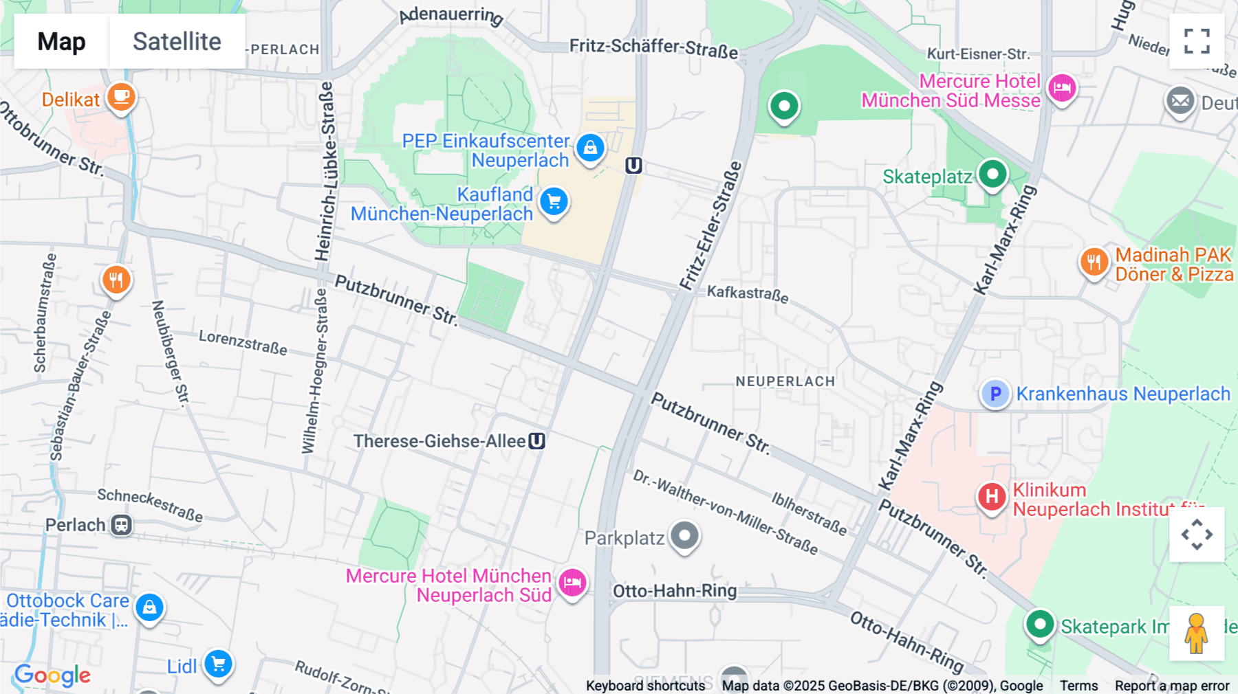 Click for interative map of 2nd & 3rd floor, Putzbrunner Str. 71-73, Munich