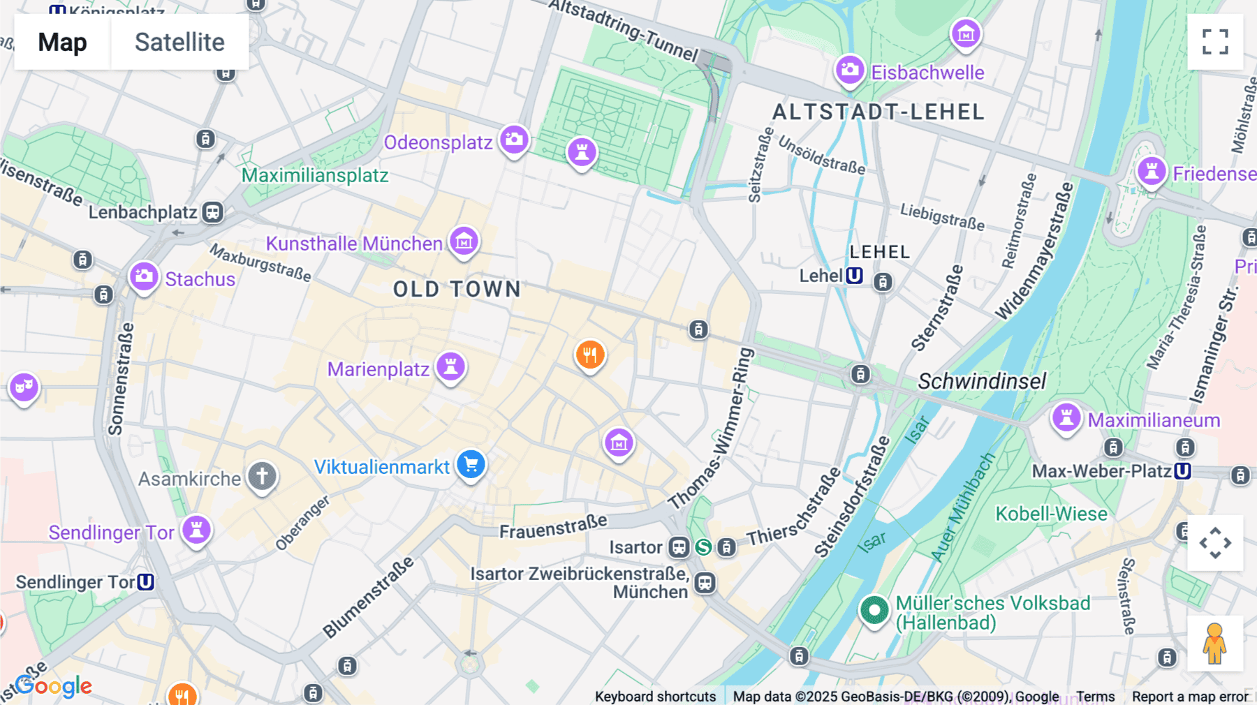 Click for interative map of Neuturmstrasse 5, Munich