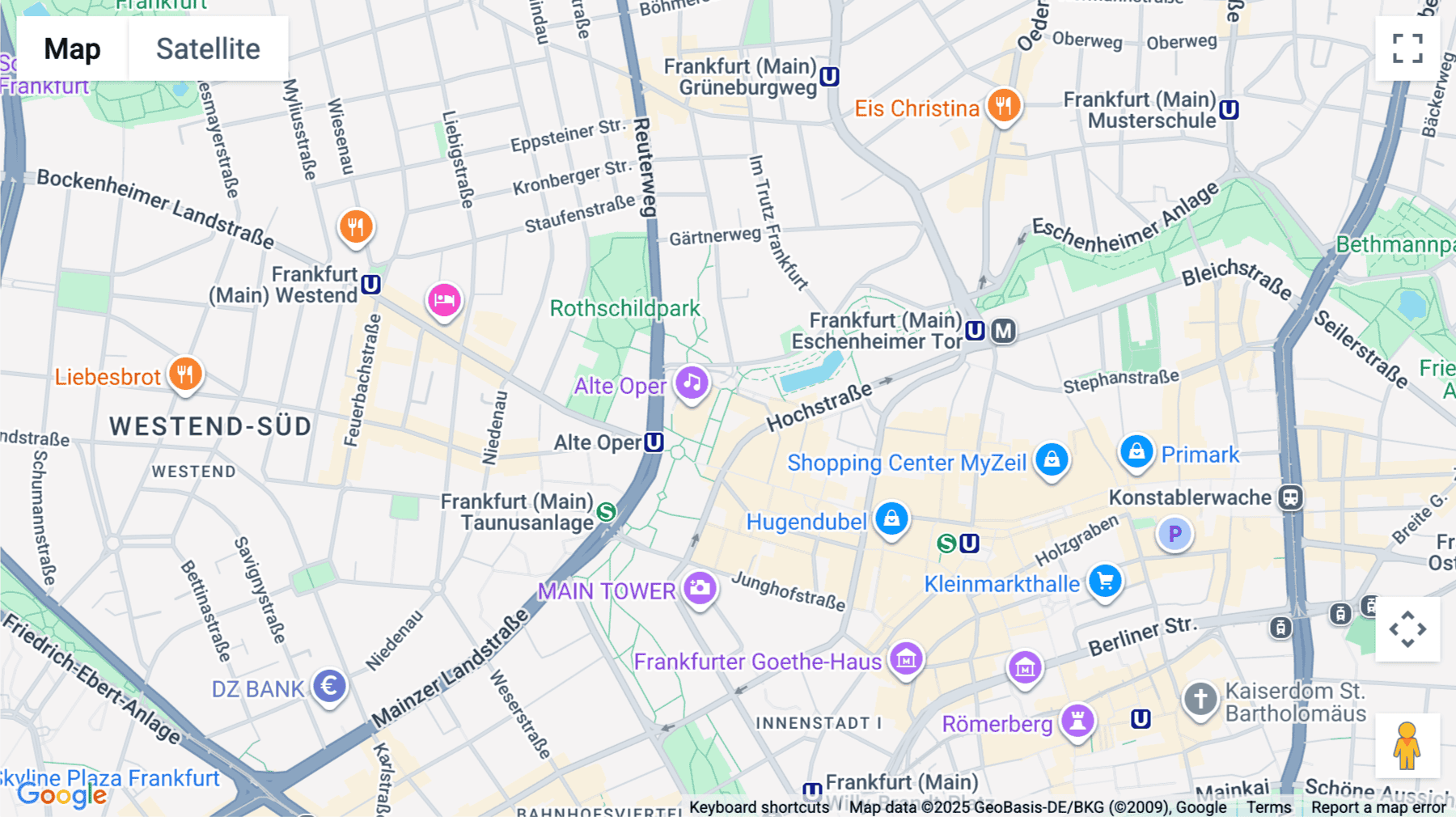 Click for interative map of Opernplatz 14, Frankfurt am Main, Frankfurt