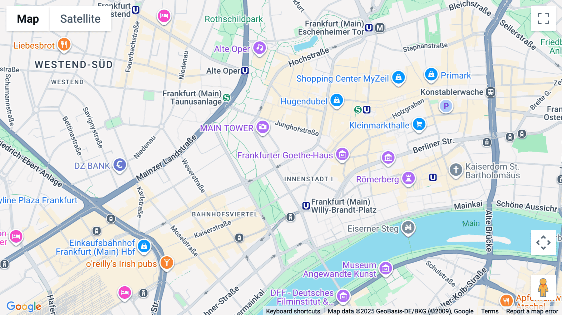 Click for interative map of 1st, 3rd, 4th, 5th, 13th floor, Grosse Gallusstr. 16-18, Frankfurt