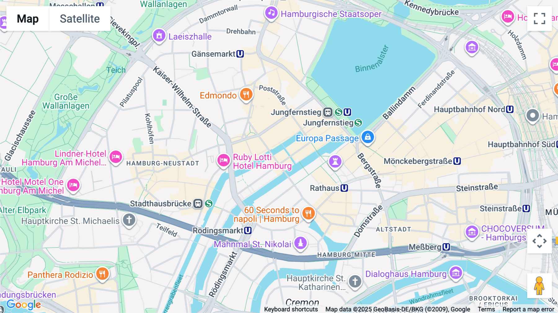 Click for interative map of Neuer Wall 50, Excellent Business Center, Hamburg