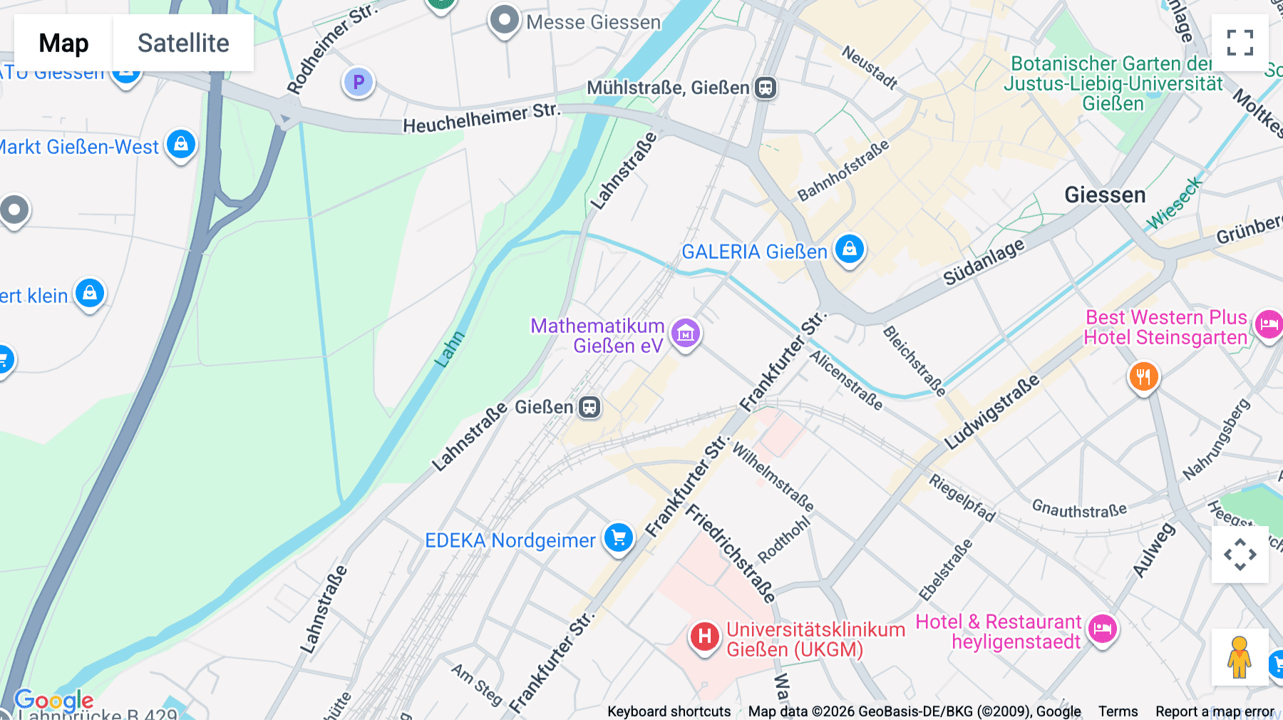 Click for interative map of Bahnhofstraße 82-86, Giessen