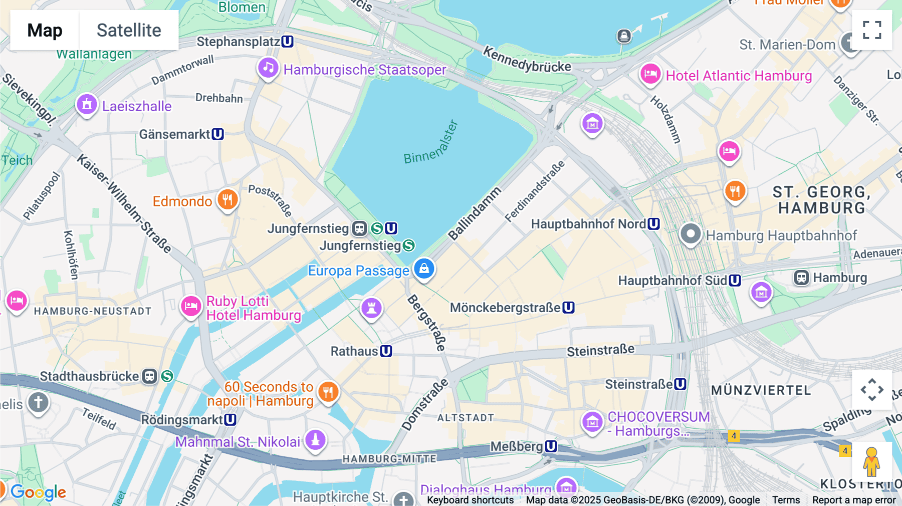 Click for interative map of Ballindamm 27, Hamburg