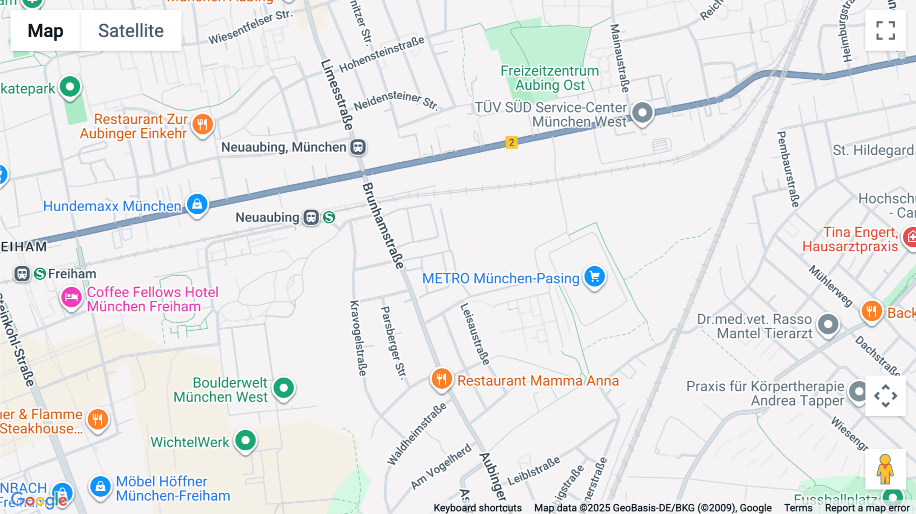 Click for interative map of Brunhamstraße 21, Munich
