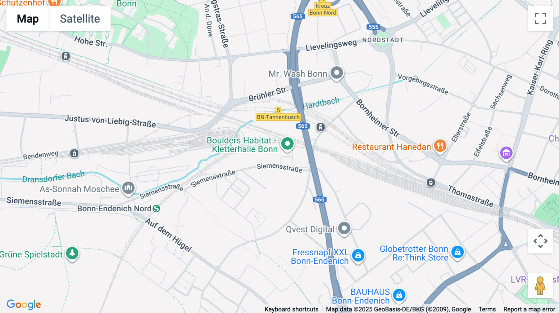 Click for interative map of Siemensstraße 2-50, Bonn