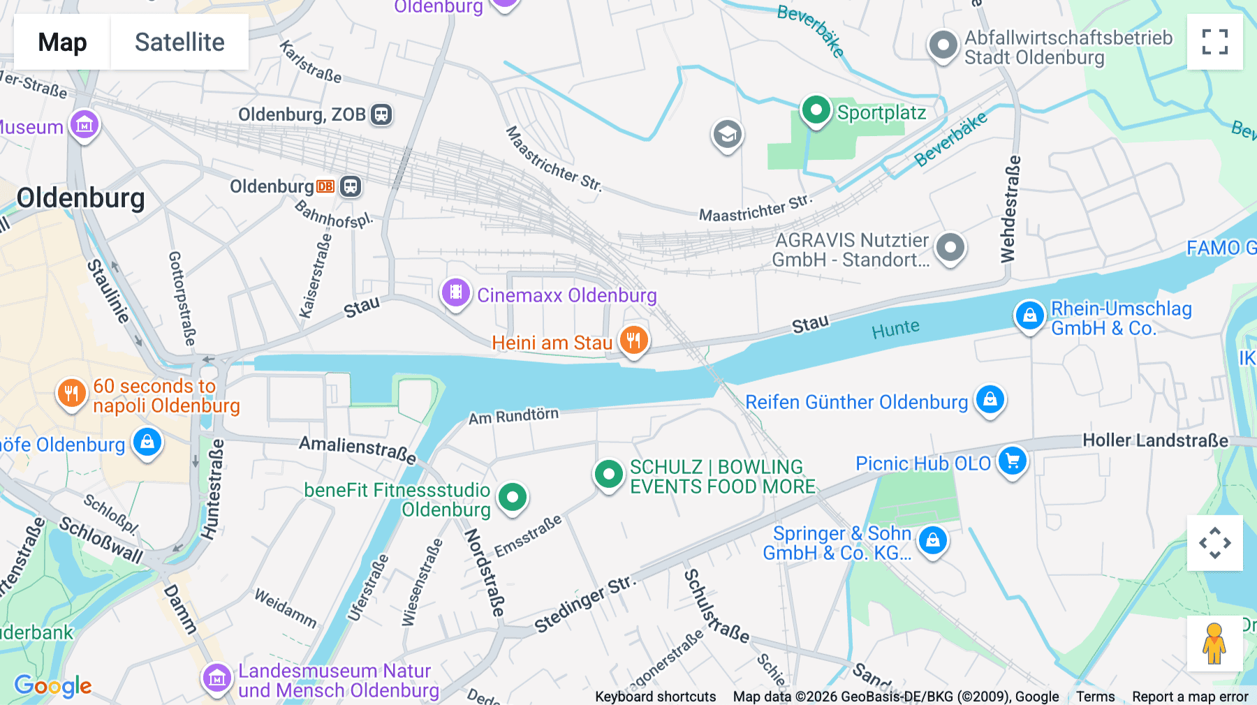 Click for interative map of Stau 123, Oldenburg