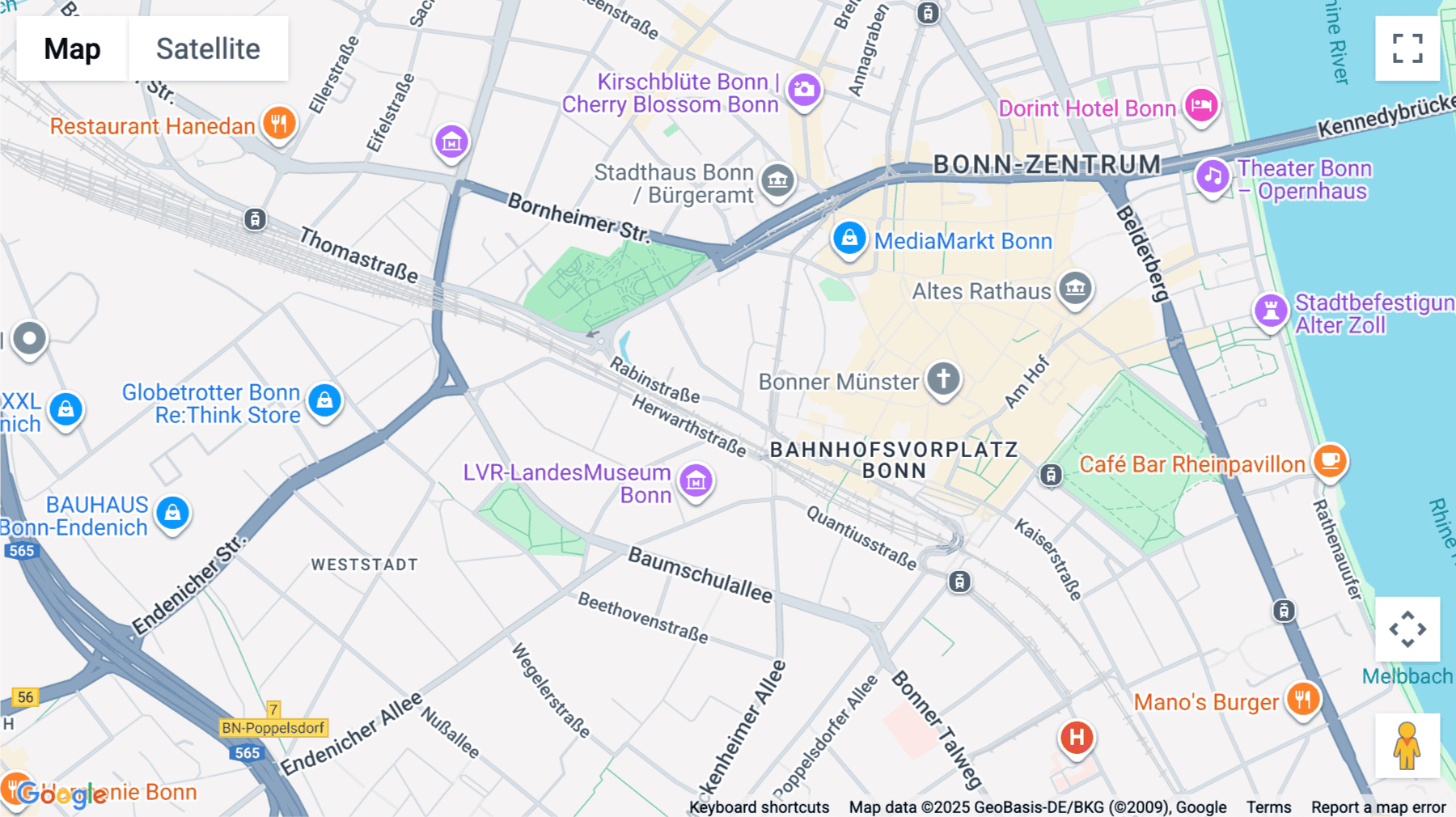 Click for interative map of Rabinstraße 1, Bonn