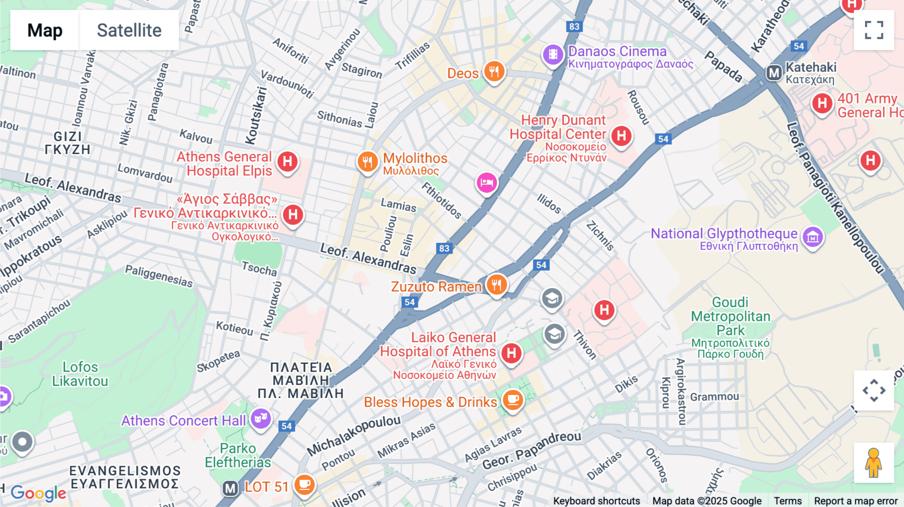 Click for interative map of 16 Kifissias av, Athens