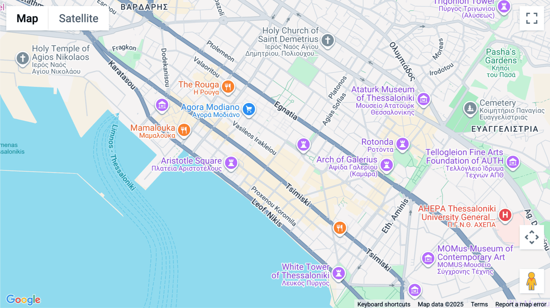 Click for interative map of Vasileos Irakleiou 53 & Karolou Ntil, Thessaloniki