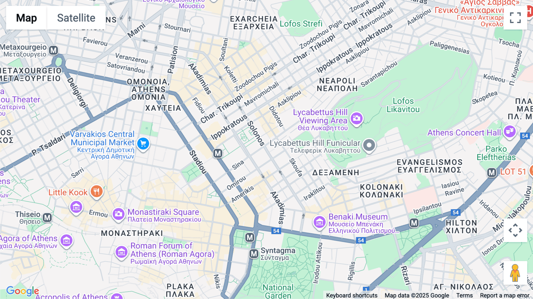 Click for interative map of Solonos 53 & Sina Str, Athens