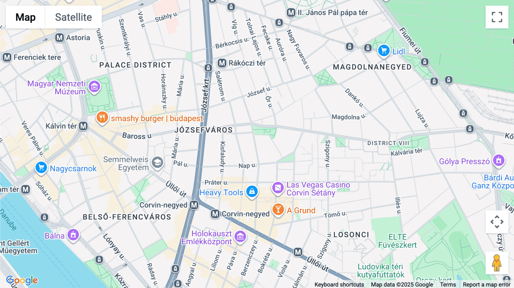 Click for interative map of Futó utca 37-45, Magyarország, Budapest