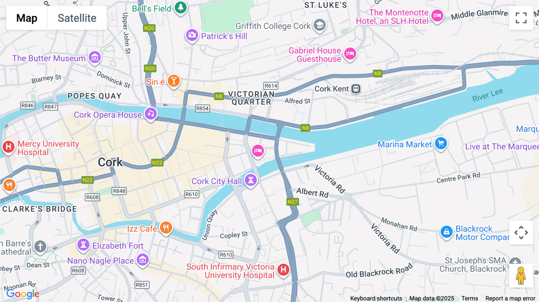 Click for interative map of City Quarter, Lapps Quay, Cork City, Cork