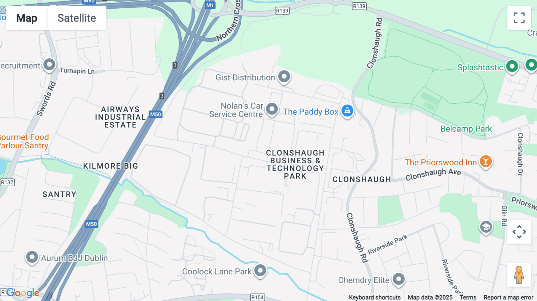 Click for interative map of Port Tunnel Business and Technology Park, Clonshaugh, Dublin 17, Dublin