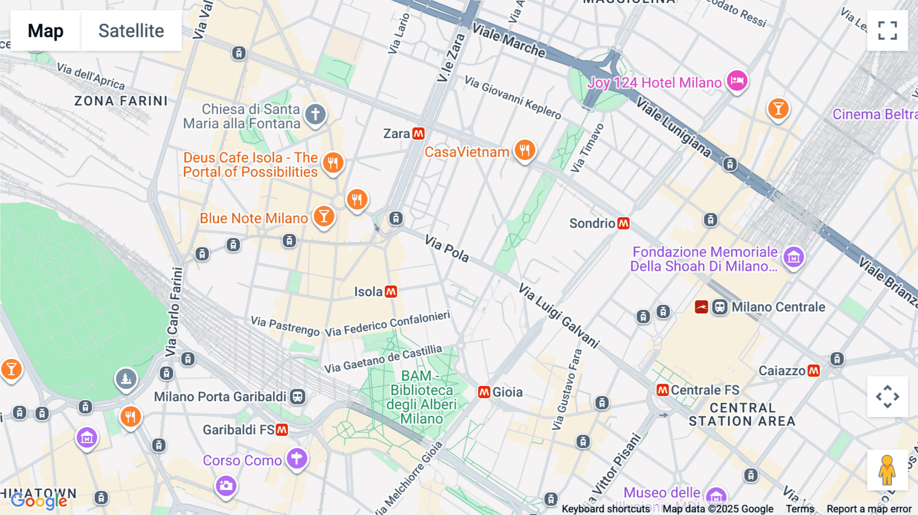 Click for interative map of Via Pola 11, Milan