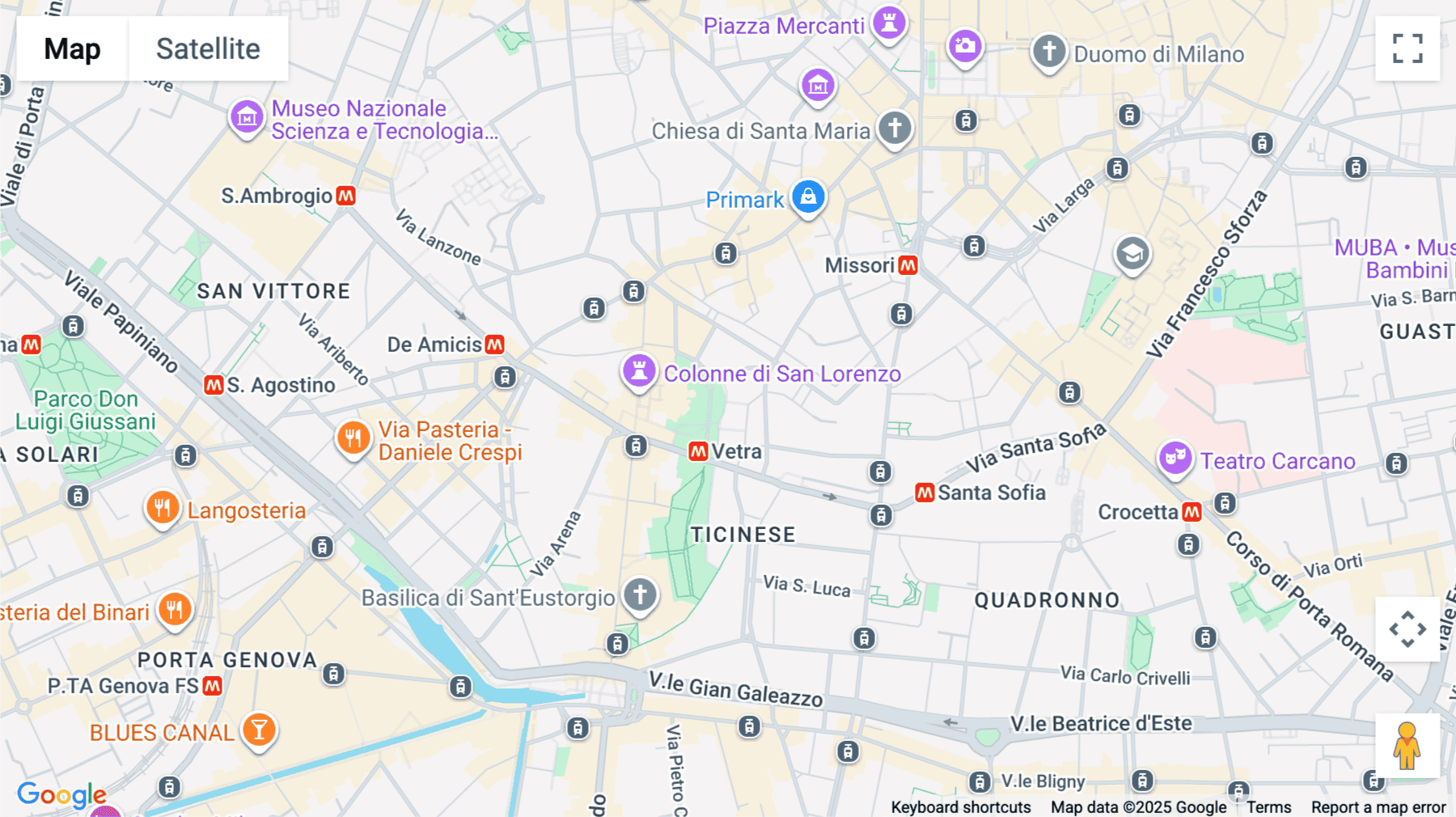 Click for interative map of Piazza Vetra 17, Milan