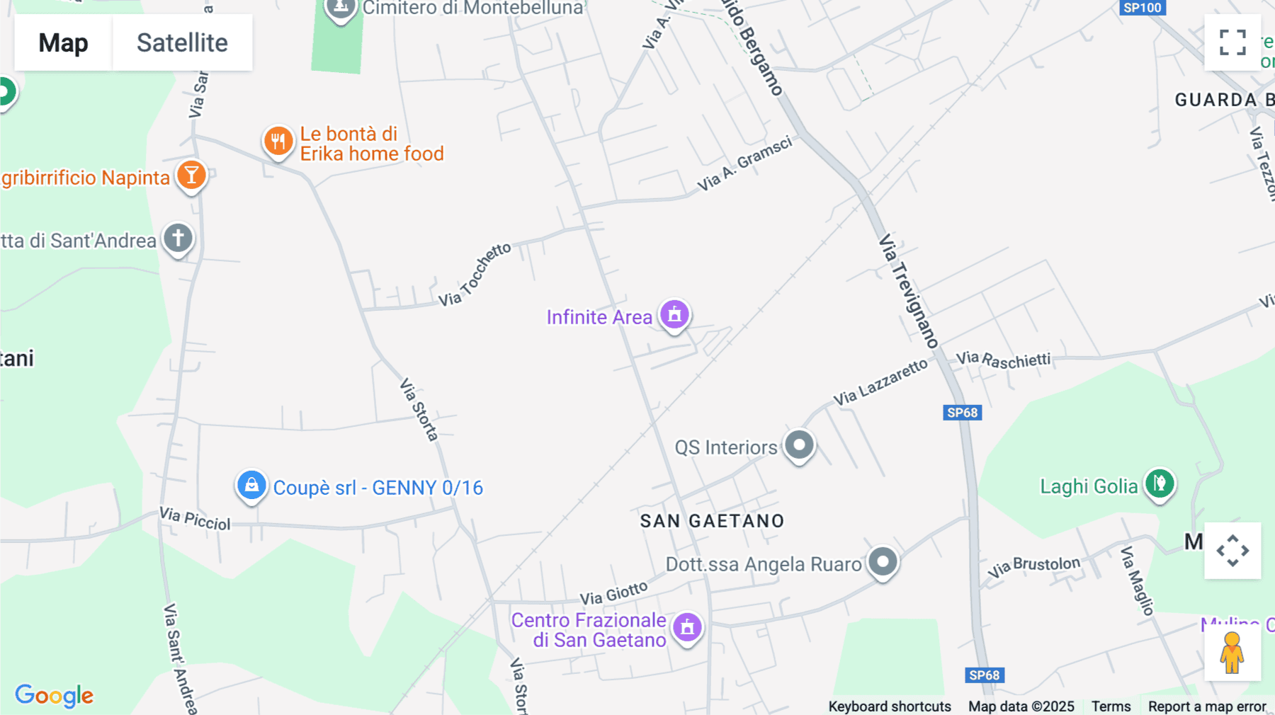Click for interative map of via San Gaetano 113/A, Montebelluna, Treviso
