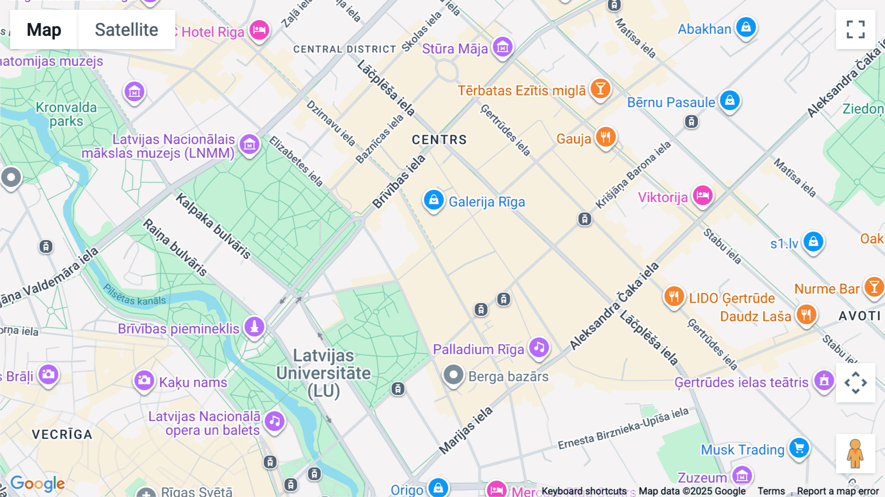 Click for interative map of 4th & 5th floors, 14 Terbatas street, Riga