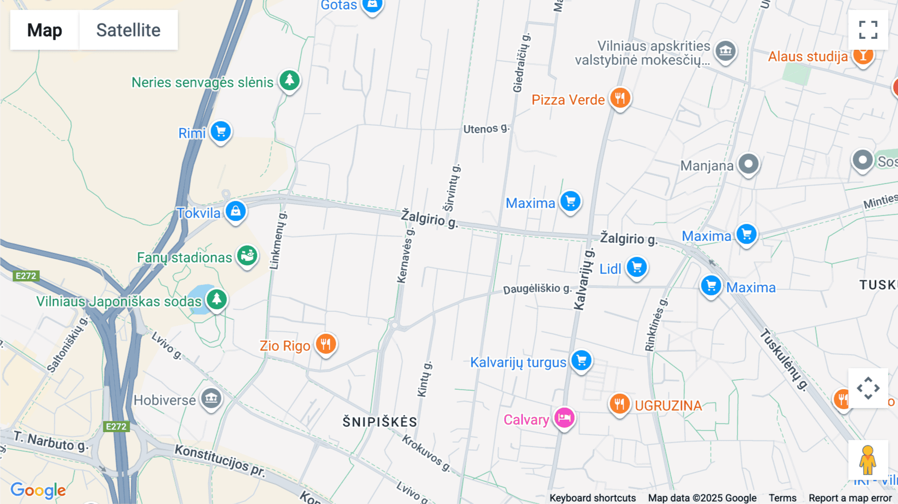 Click for interative map of 6th floor, Žalgirio av. 90, Vilnius