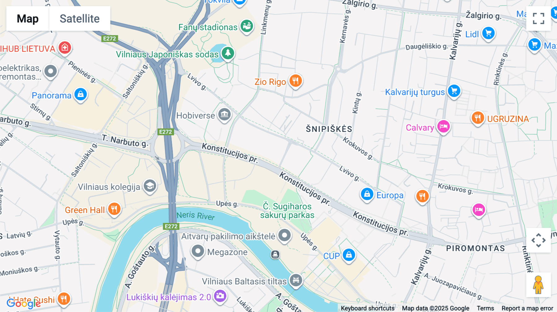 Click for interative map of Konstitucijos av. 21A, Vilnius