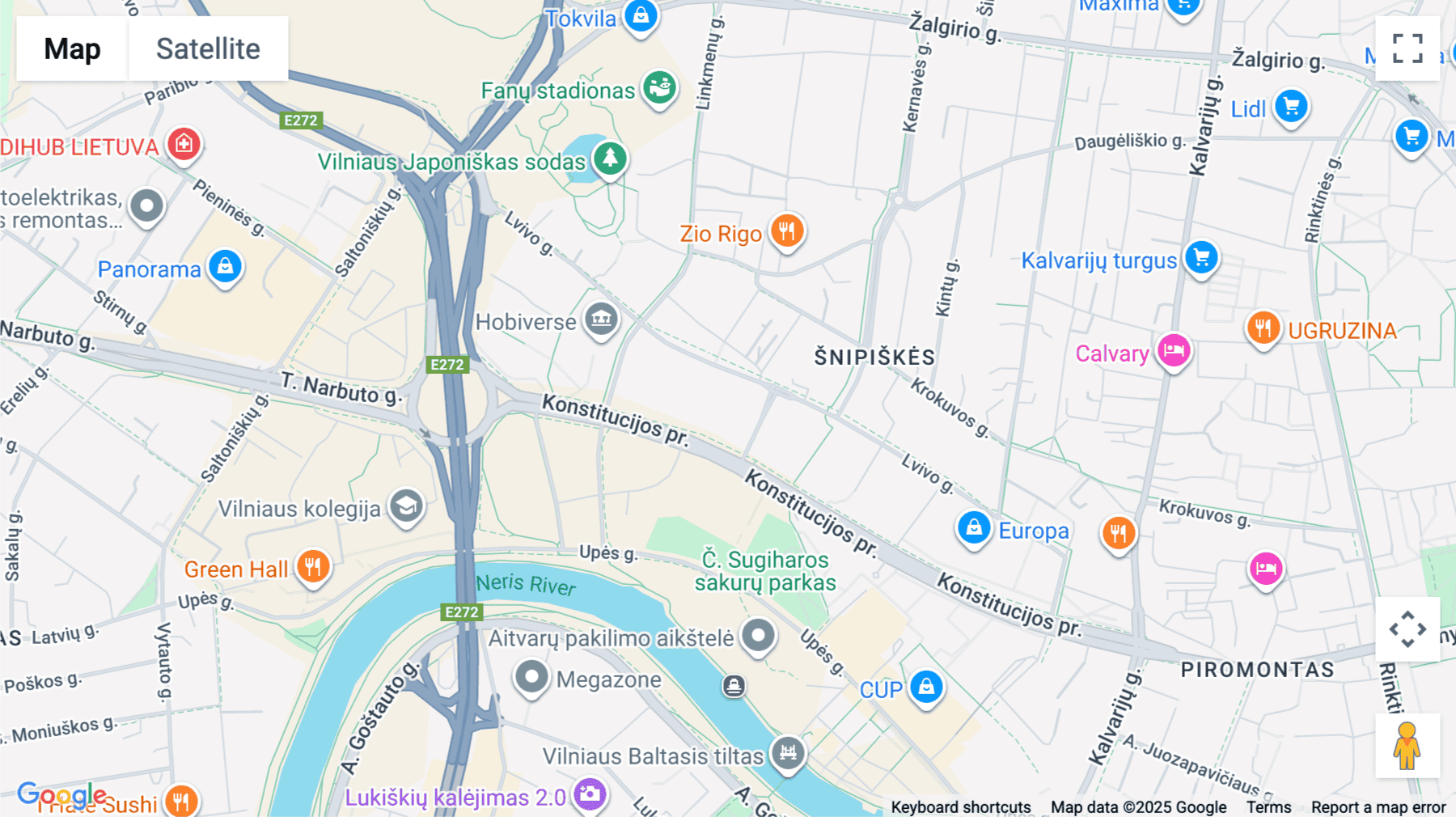 Click for interative map of Konstitucijos avenue 21, Vilnius